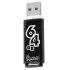 Флэш диск 64GB Smart Buy Glossy, USB 2.0, черный