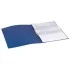 Папка на 2 кольцах BRAUBERG "Office", 21 мм, синяя, до 120 листов, 0,5 мм