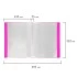 Папка с файлами КТ-40 Брауберг "Neon", 25 мм розовая