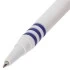 Ручка настольная BRAUBERG на пружинке, на подставке, цвет корп. бел. с син.