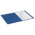 Папка с пластиковым скоросшивателем BRAUBERG "Office", синяя, до 100 листов, 0,5 мм