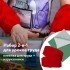 Набор для уроков труда ПИФАГОР: клеёнка ПВХ зеленая, 69х40 см, нарукавники красные, 227059