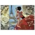 Картина по номерам А3, Остров сокровищ "ПАРИЖ", с акрил. красками, картон, кисть
