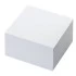 Блок для записей BRAUBERG, проклеенный, куб 8х8х4, белый, белизна 90-92%