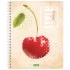 Тетрадь А5, 80 л., HATBER ECO, спираль, клетка, обложка картон, "Fruit Style" (4 вида), 80Т5C1сп