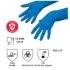 Перчатки резиновые VILEDA с х/б напылением, прочные, размер L