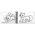 Раскраска А5 Хатбер 4л. с наклейками, Мои первые уроки, "Дикие животные"
