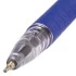 Ручка на масл. основе Брауберг "Glassy", синяя, с грипом