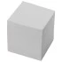 Блок для записей BRAUBERG в подставке прозрачной, куб 9х9х9 см, белый, белизна 95-98