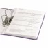Папка-регистратор BRAUBERG с покрытием из ПВХ, 80 мм, с уголком, фиолетовая (удвоенный срок службы