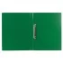 Папка на 2 кольцах 25 мм BRAUBERG "Office", зеленая, до 170 листов, 0,5 мм, 227497