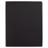 Скоросшиватель картон/ПВХ BRAUBERG, 35 мм, черная, до 290 листов