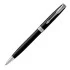 Набор Parker: ручка шариковая "Sonnet Black Lacquer CT", 1,0мм и чехол из экокожи, подар. уп.