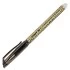 Ручка пиши-стирай гелевая STAFF, хромированные детали, узел 0,5 мм, линия 0,35 мм, черная