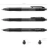 Ручка гел черная ERICH "Smart-Gel" автоматическая  узел 0,5 мм, линия письма 0,
