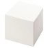 Блок для записей STAFF непроклеенный, куб 8х8х8 см, белый, белизна 70-80%