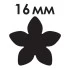 Дырокол фигурный "Цветок", диаметр вырезной фигуры 16 мм, ОСТРОВ СОКРОВИЩ
