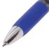 Ручка гелевая автоматическая с грипом BRAUBERG "Black Jack", СИНЯЯ, трехгранная, узел 0,7 мм, линия