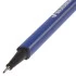 Ручка капиллярная (линер) BRAUBERG "Aero", СИНЯЯ, трехгранная, металлический наконечник, линия письм
