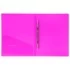 Папка с металлическим скоросшивателем и внутренним карманом BRAUBERG "Neon", 16 мм, розовая, до 100