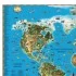 Карта настенная для детей "Мир", размер 116*79см, ламинир., 450
