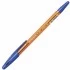 Ручка Эрик Краузе R-301 AMBER, корпус тонир. желтый, синяя