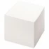 Блок для записей STAFF непроклеенный, куб 9х9х9 см, белый, белизна 90-92%