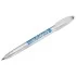 Ручка шариковая масляная PENSAN "Global-21", СИНЯЯ, корпус прозрачный, узел 0,5 мм, линия письма 0,3